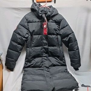 Canada Weathergear Women’s Black Longline Puffer Jacket Size Large